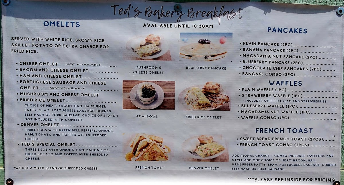 Ted's Bakery Menu - Image 4
