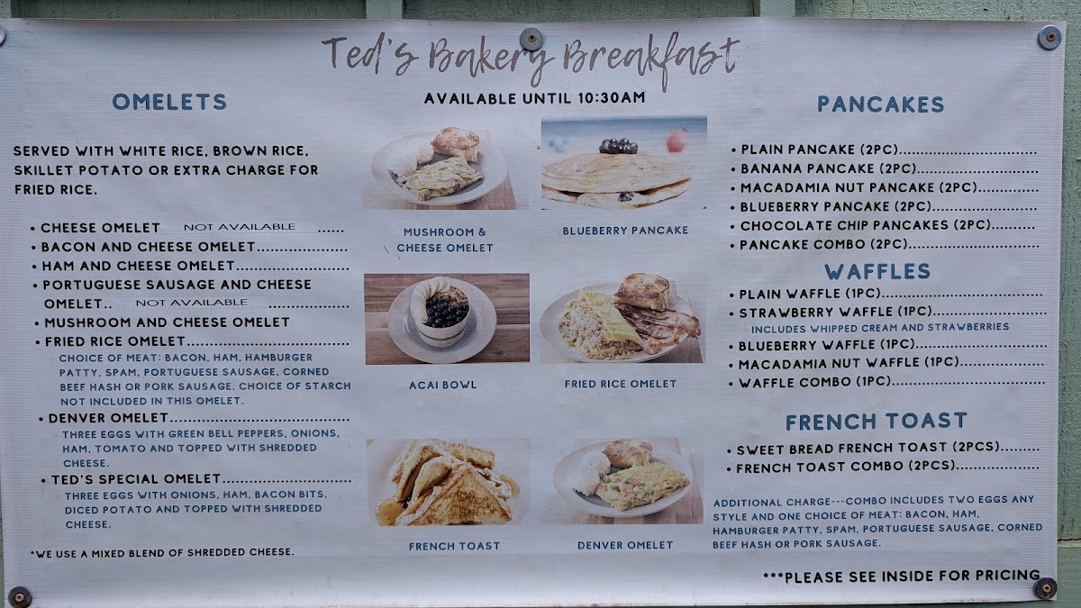 Ted's Bakery Menu - Image 6